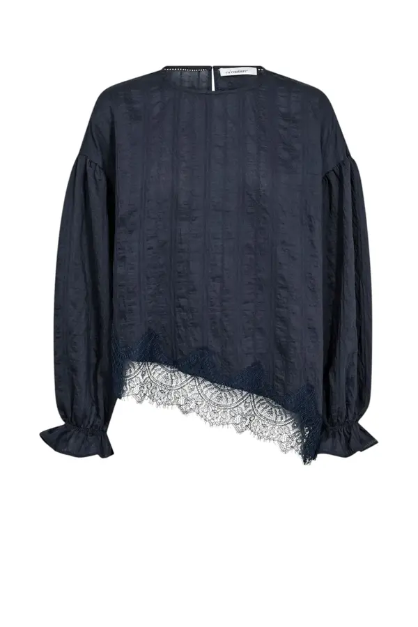MelliCC Lace Blouse - Navy