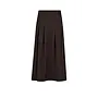Alini Anya Pleat Skirt - Dark Brown