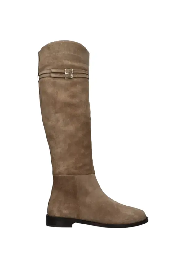 Fosca Boots - Suede Taupe