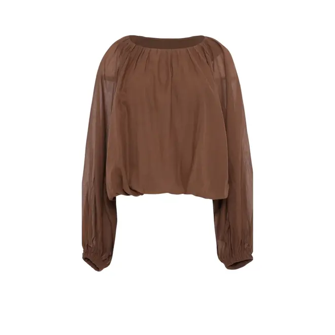 Blouse Voile - Brown