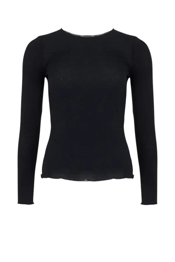 Davia Top - Blue Black