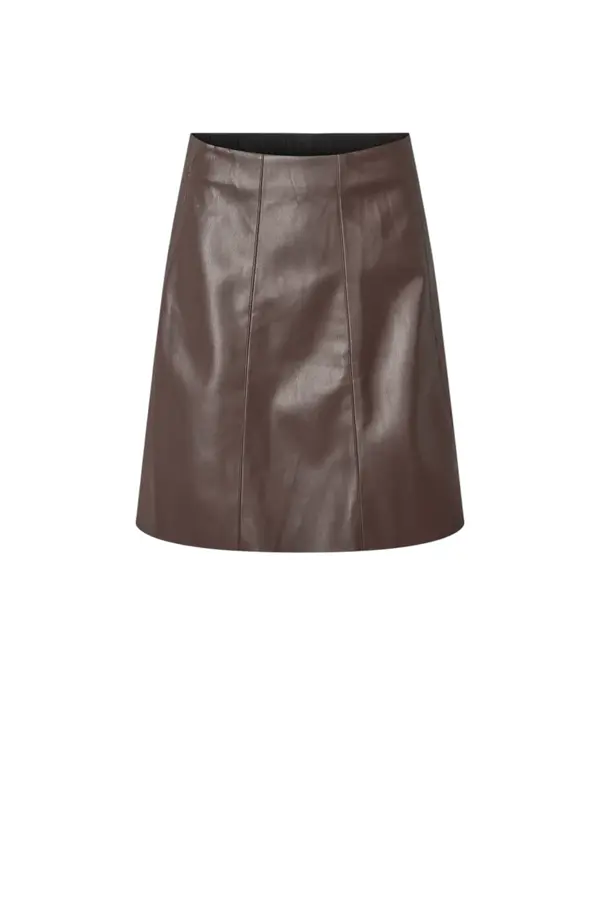 Aledra Vegan Skirt Short - Potting Soil