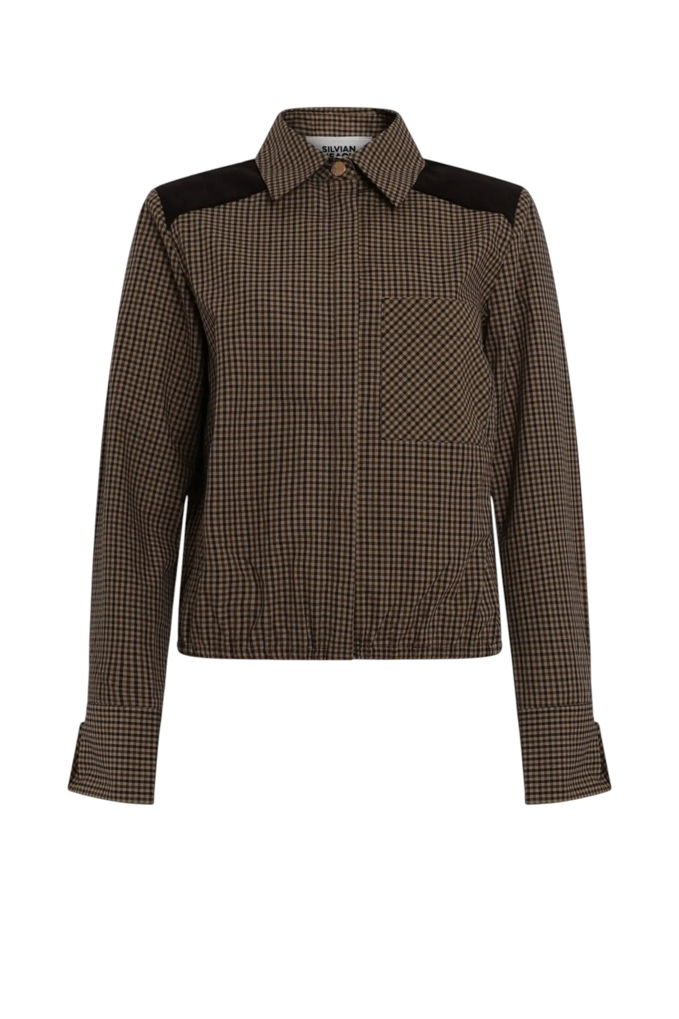 Rallat Shirt - Micro Check Coffee