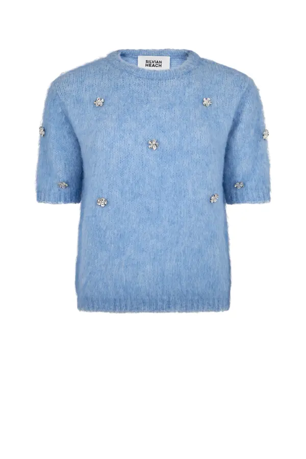 Fluffy Sweater - Sky Niagara