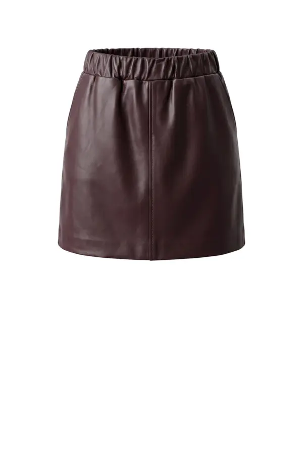 Saidy Sheep Soft Waxed Skirt - Shiraz