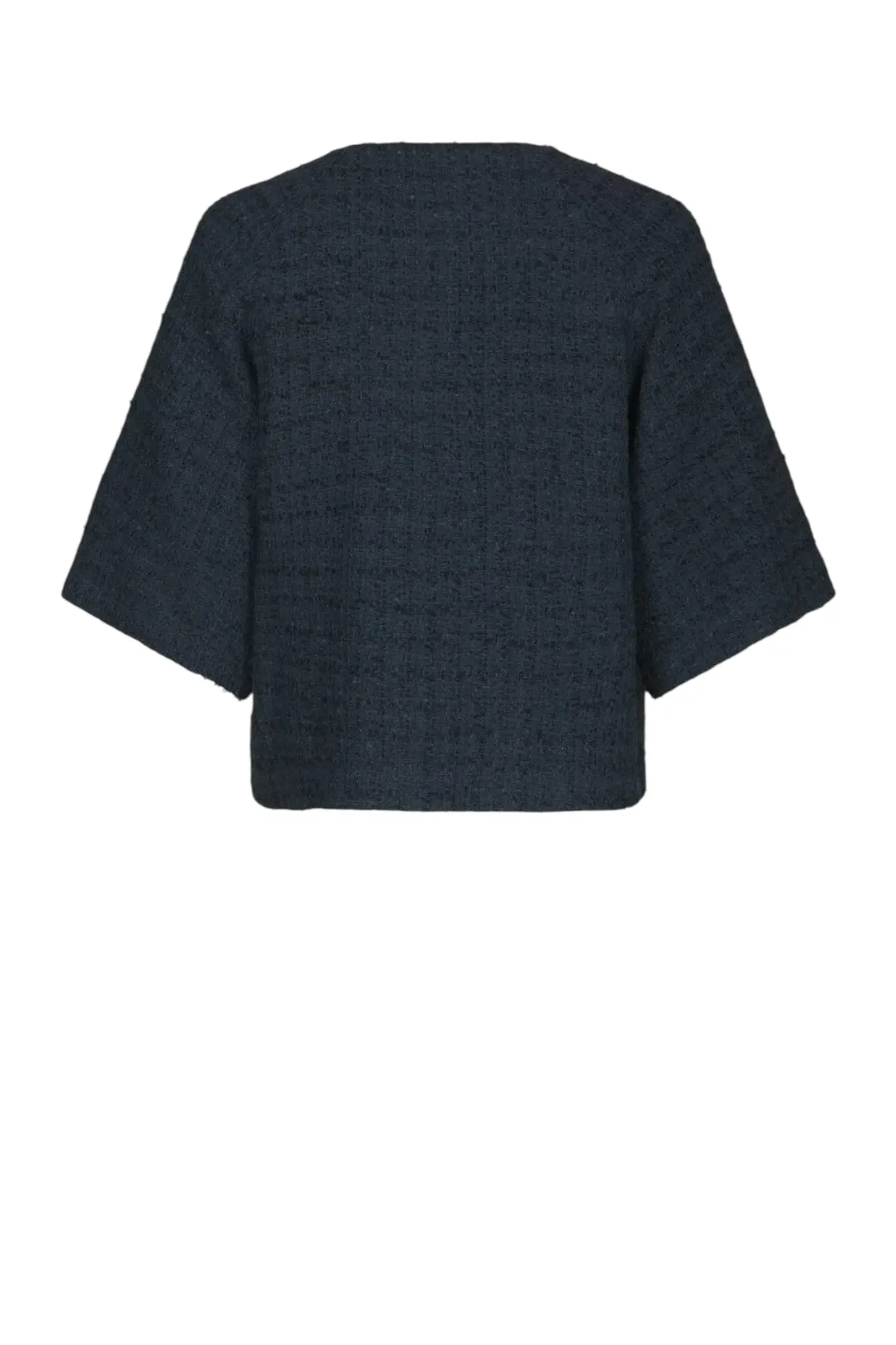 Rosella Boucle Mini Jacket - Blue