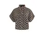 Print Gilet - Bruin