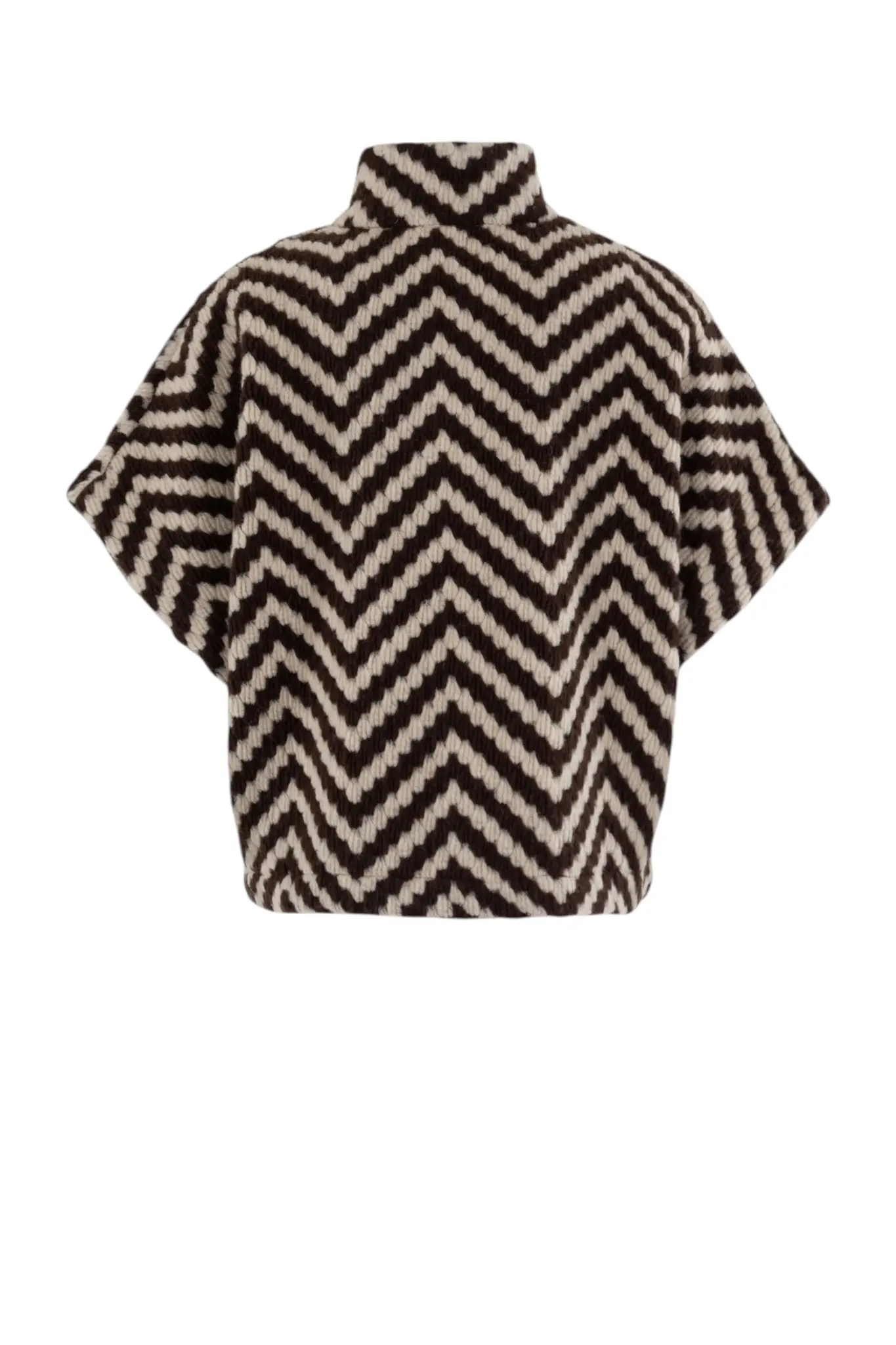 Print Gilet - Bruin