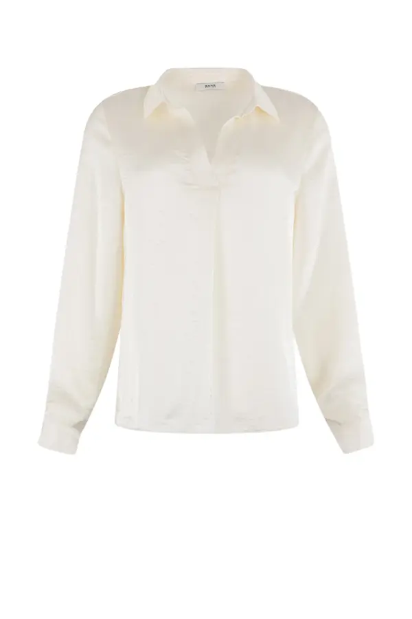 Satijnen Blouse - Off White