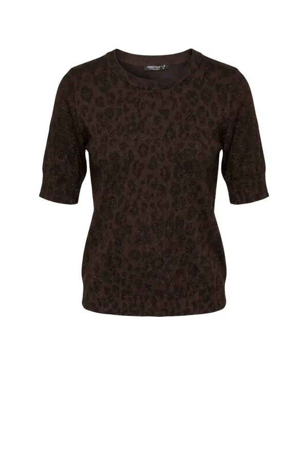 Celine Leopard Lurex - Chocolate