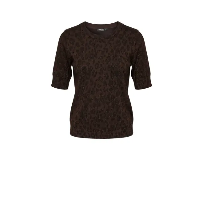 Celine Leopard Lurex - Chocolate