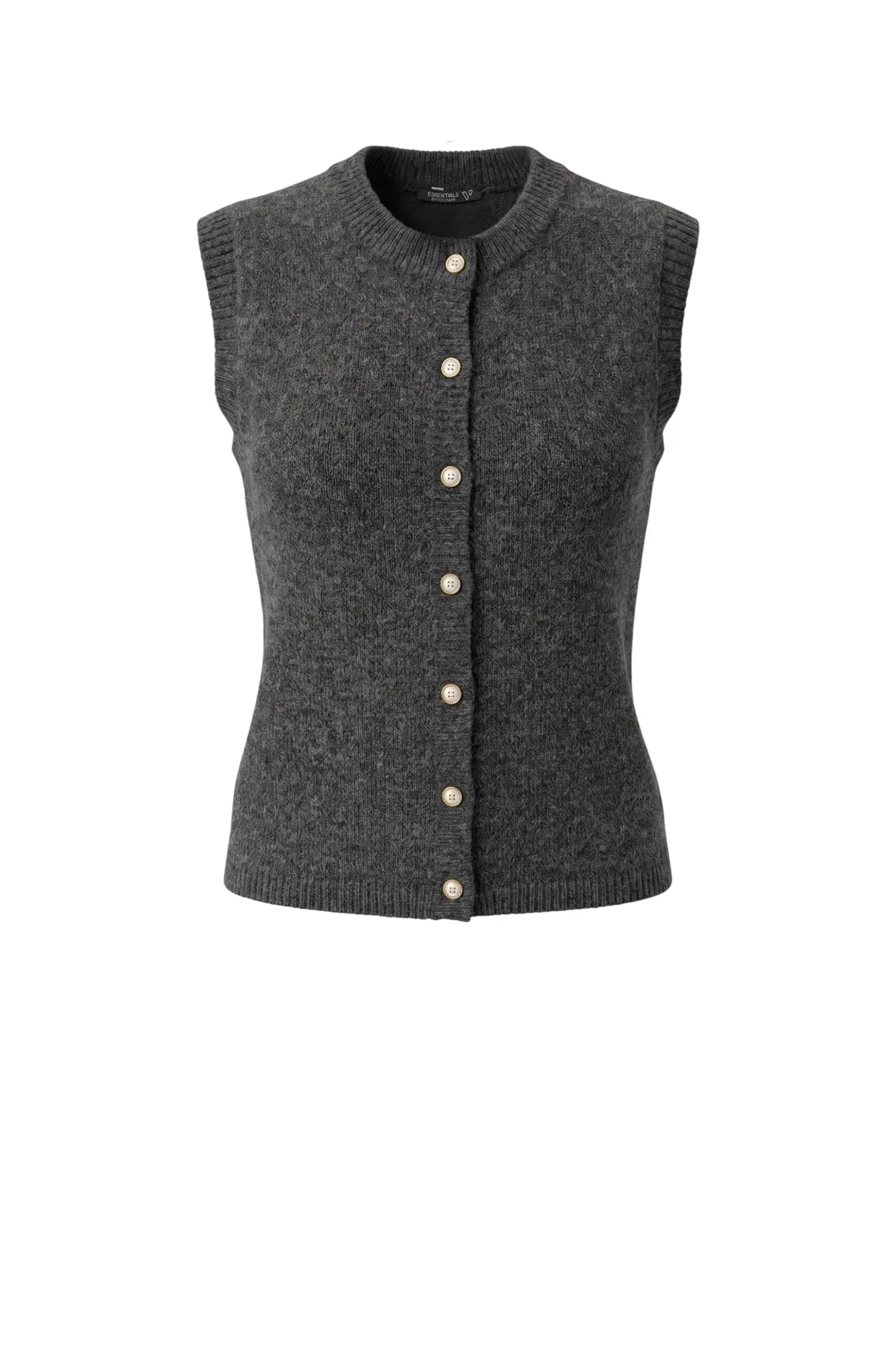 Kelsey Knit Gilet - Antraciet