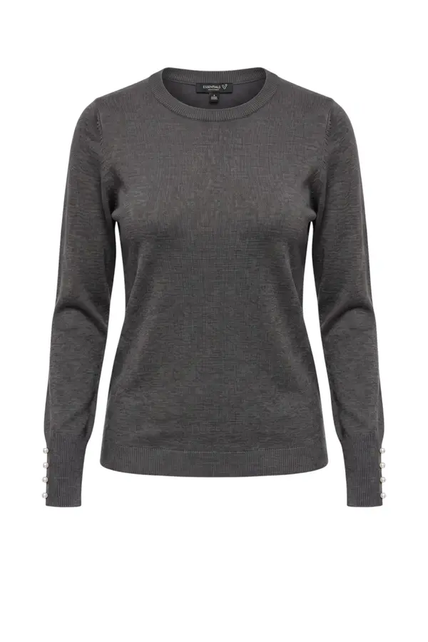 Elles F. Knit - Antraciet Melange