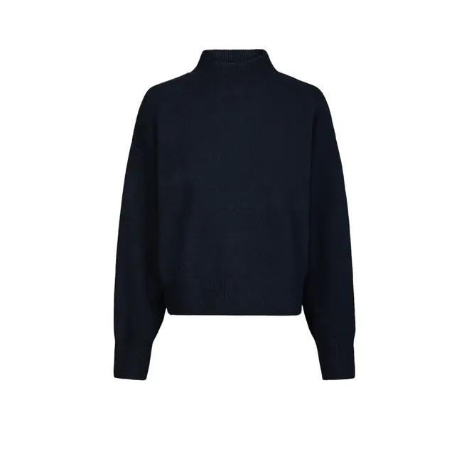 Paulina Knit Blouse - Navy