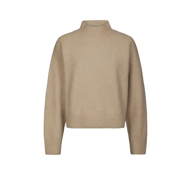 Paulina Knit Blouse - Warm Grey