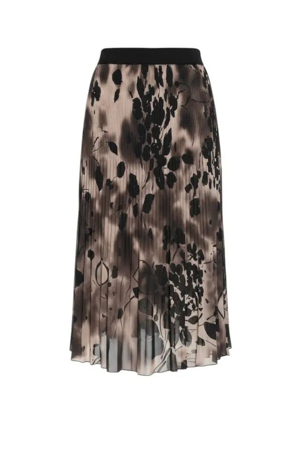 Plisse Skirt - Taupe