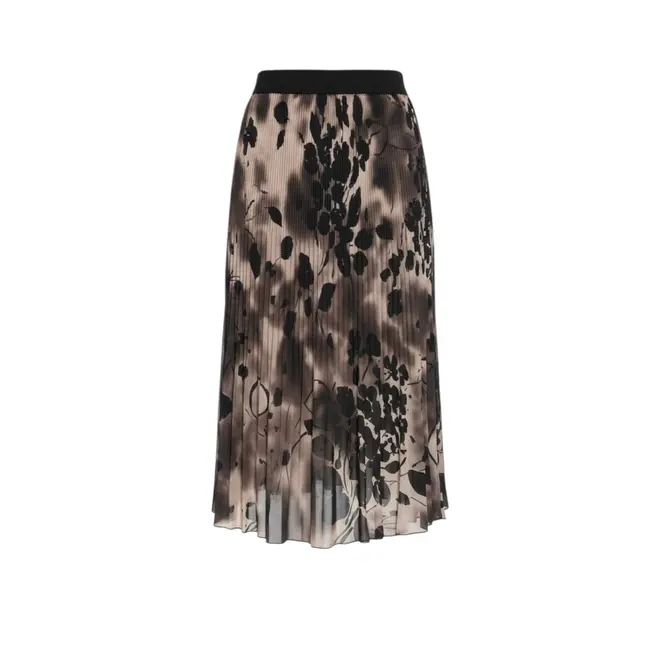 Plisse Skirt - Taupe