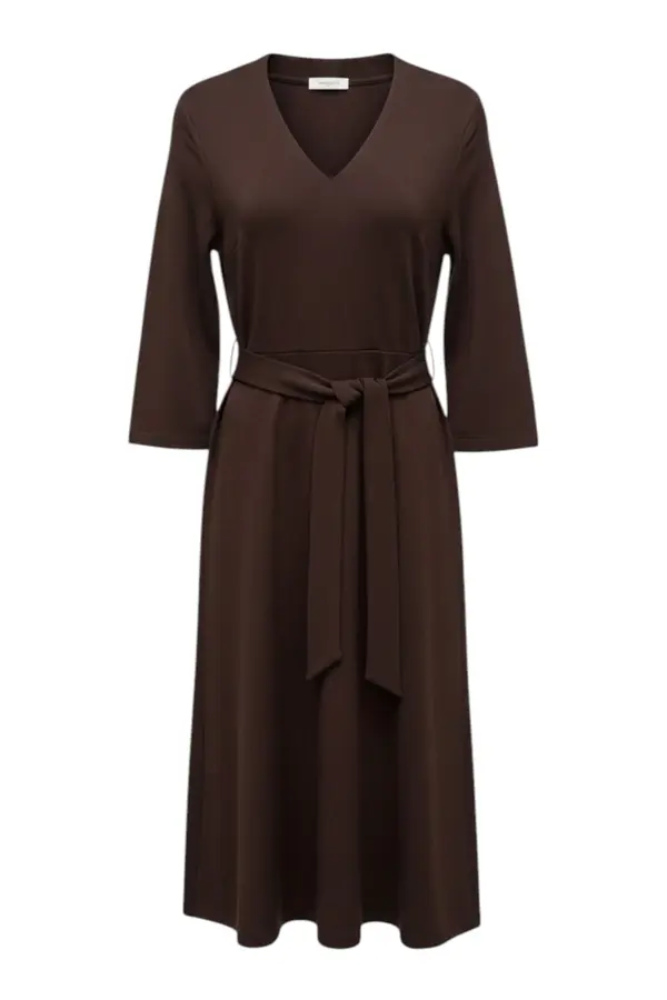 Long Dress - Brown