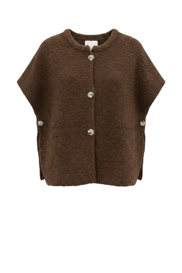 Knit Cardigan - Brown