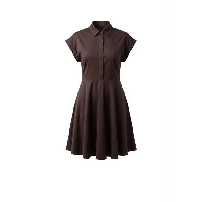 Verrese Dress - Dark Night Brown
