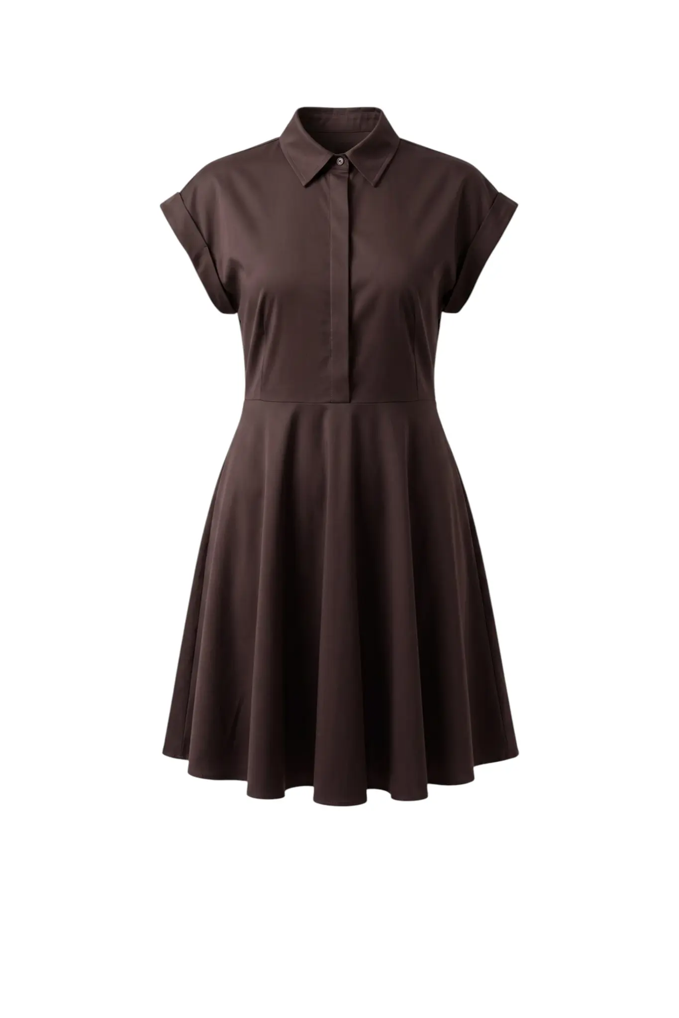 Verrese Dress - Dark Night Brown