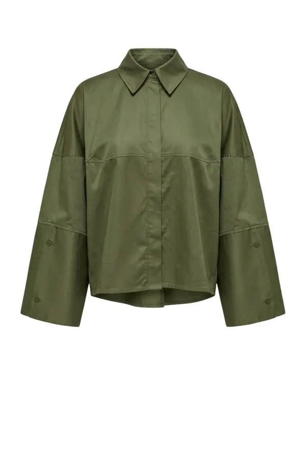 Varissa Blouse - Army Green
