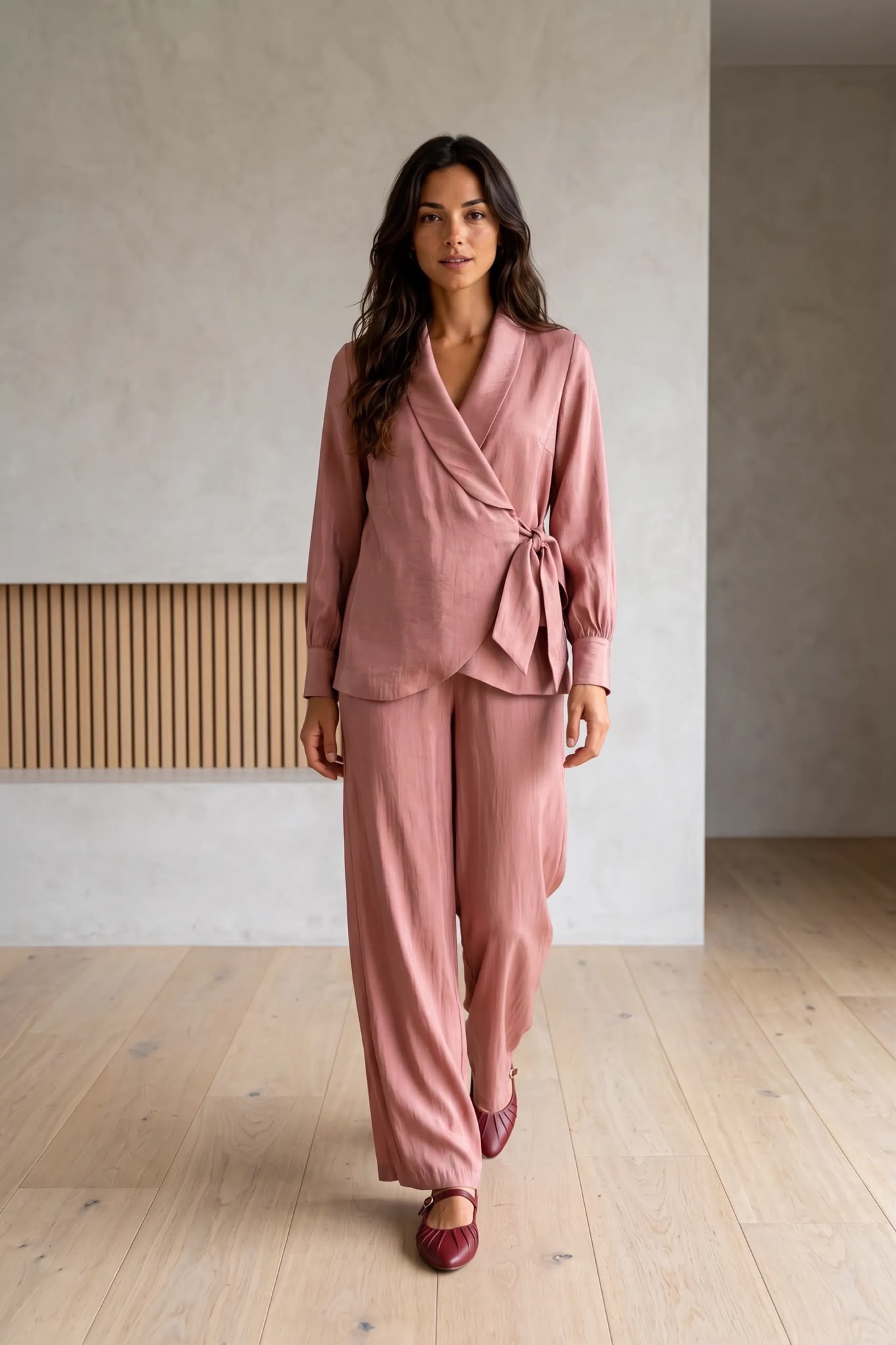 Panthea Pants - Dusty Rose