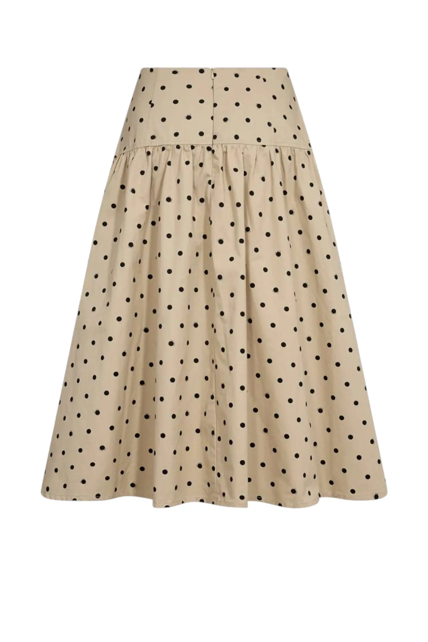 Dottie Skirt - Angora With Black