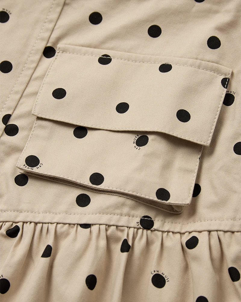 Dottie Skirt - Angora With Black
