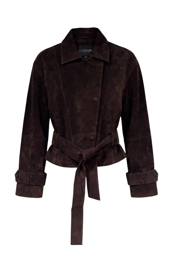 Gwen Suede Jacket - Velvet Brown