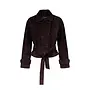 Gwen Suede Jacket - Velvet Brown