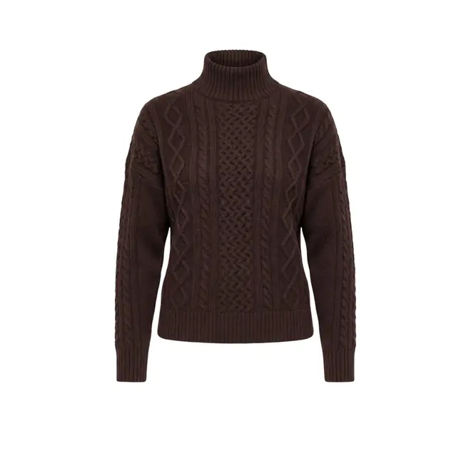 Cesare Turtle Neck - Dark Brown