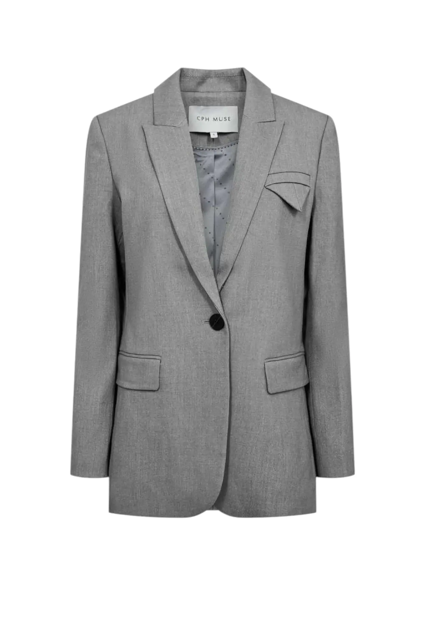 Tailor Blazer - Light Grey Melange