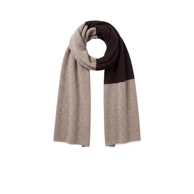 Gio Scarf - Taupe Dark Brown
