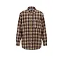 Blouses Shirt - Check Coffee