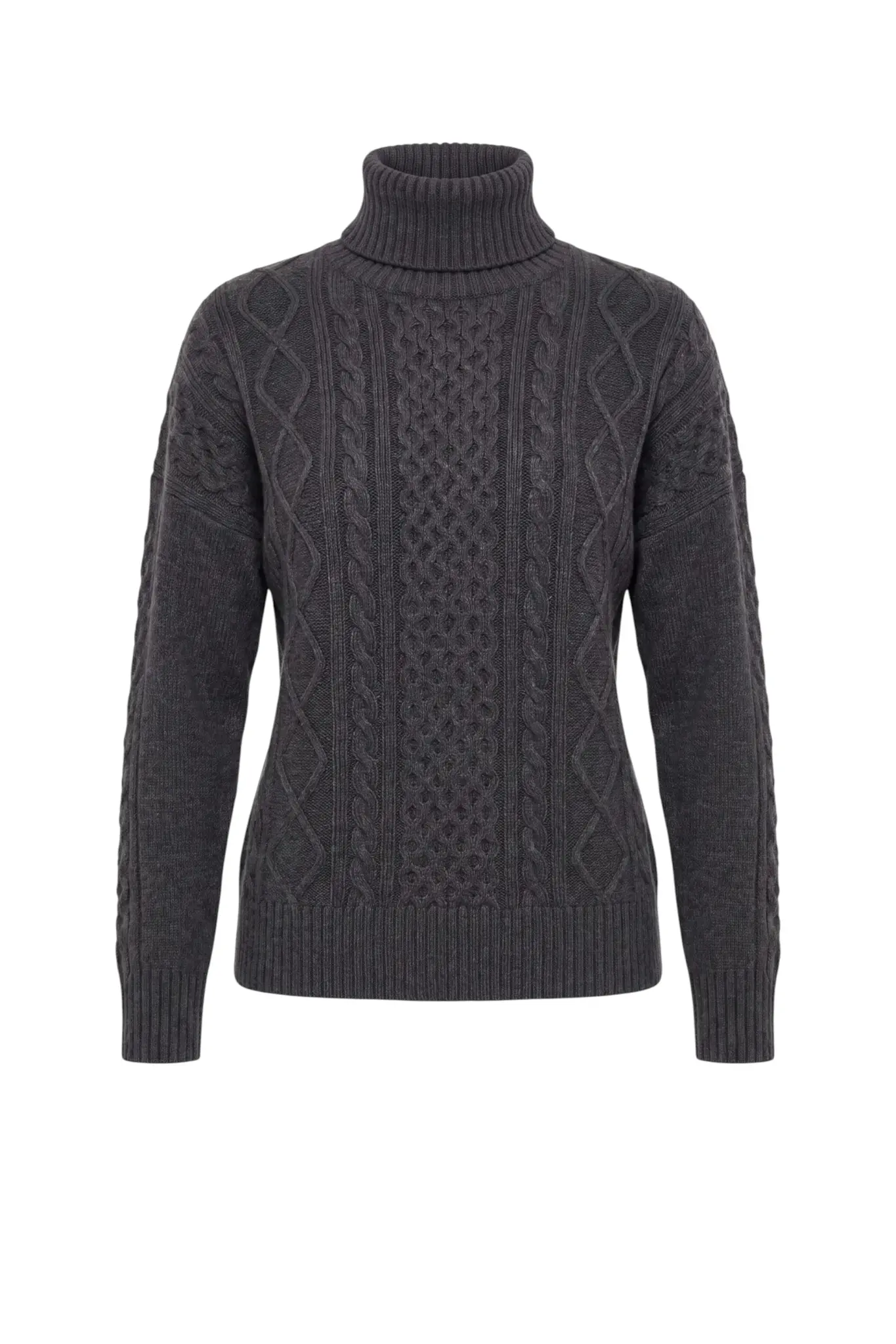 Cesare Turtleneck - Anthracite Grey