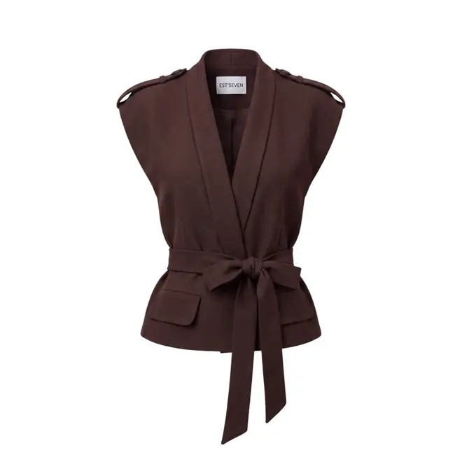 Siral Top - Dark Brown