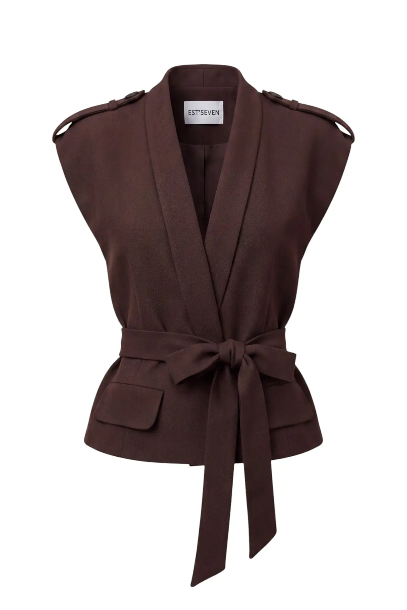 Siral Top - Dark Brown