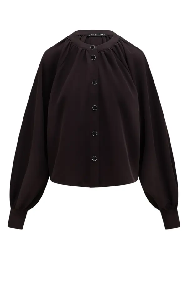 Amanda Blouse - Burgundy