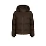 Fox C Puffer Jacket - Dark Brown