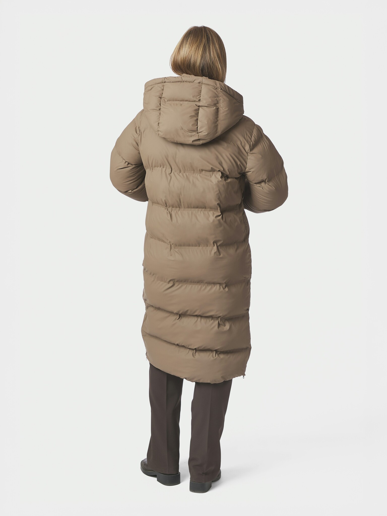 Viviana C Puffer Jacket - Dark Taupe