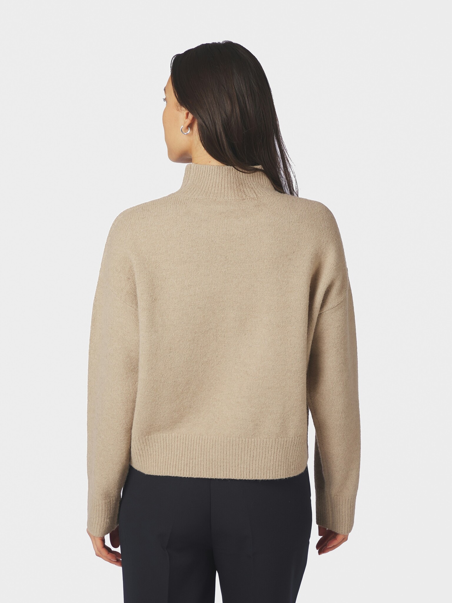 Paulina Knit Blouse - Warm Grey