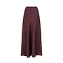 Vicky Heavy Sateen Skirt - Burgundy