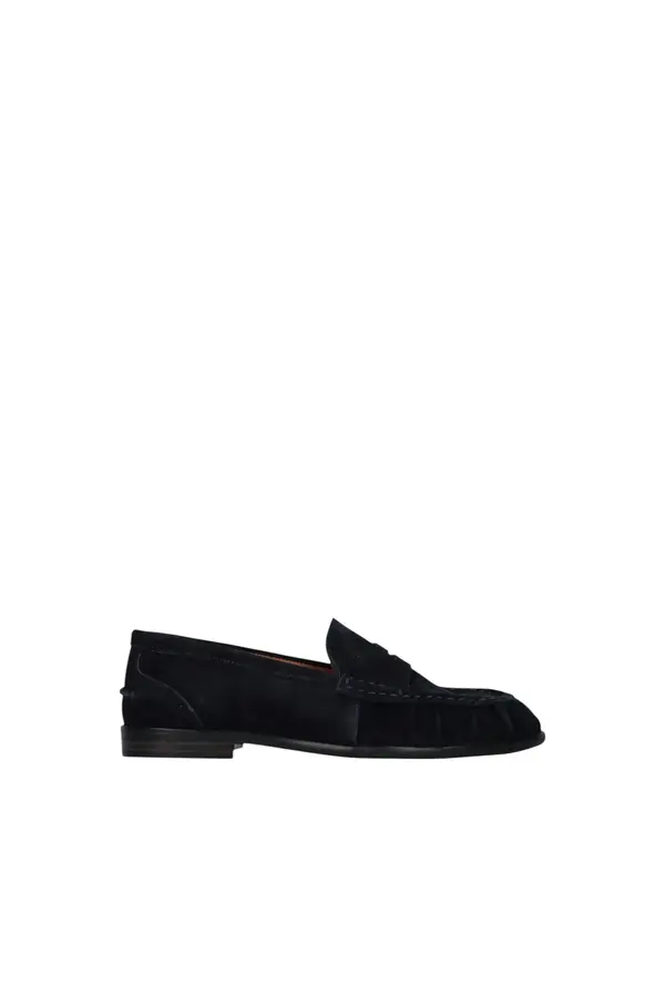 Agnes Loafer - Navy Suede