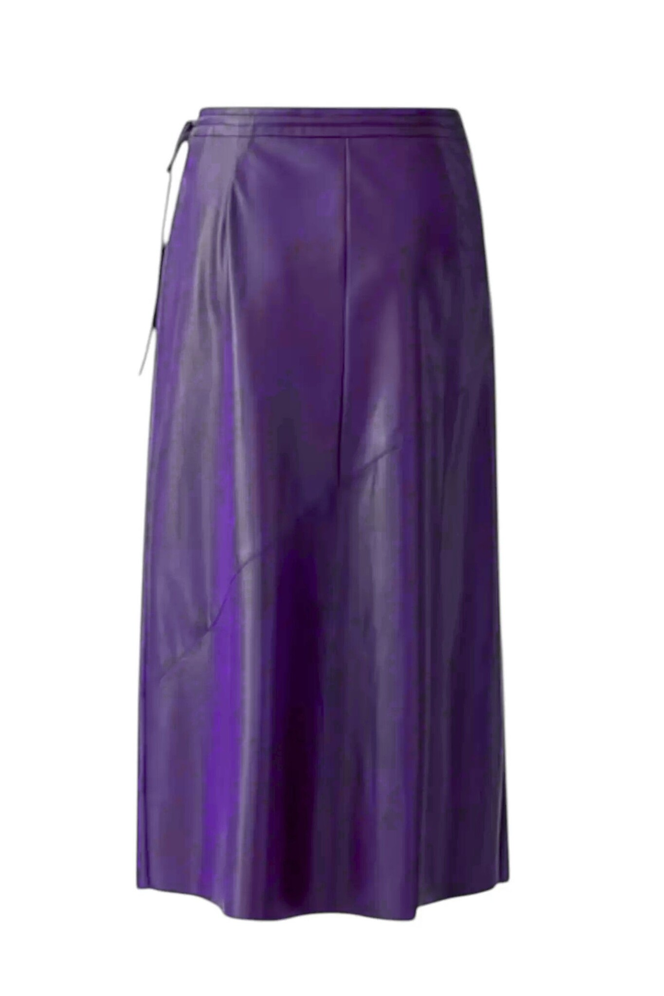 Fake Leather Skirt - Ultra Viole