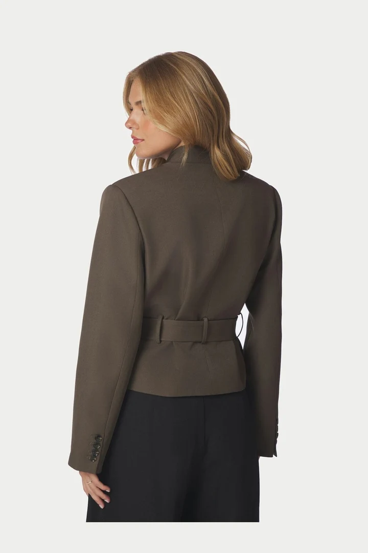 Kailyn Structure Blazer - Dusty Brown