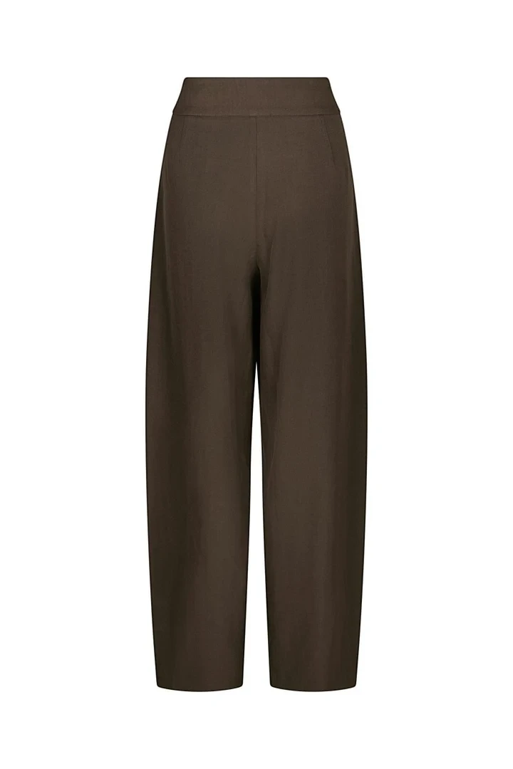 Lucille Structure Pants - Dark Brown
