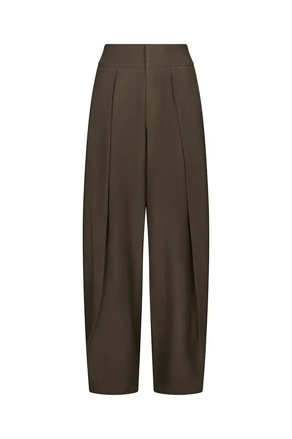 Lucille Structure Pants - Dark Brown