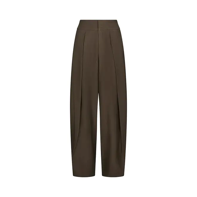 Lucille Structure Pants - Dark Brown