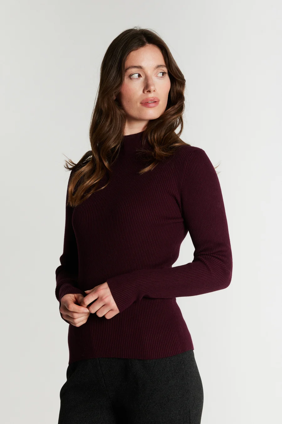 Cassia Knit - Merlot